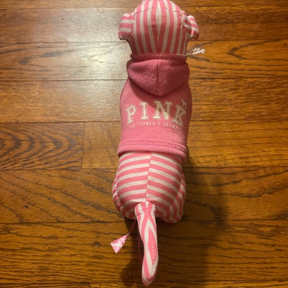 PINK Victoria's Secret Striped Dog Toy - Pink and White 2006 - Picture 3 of 6
